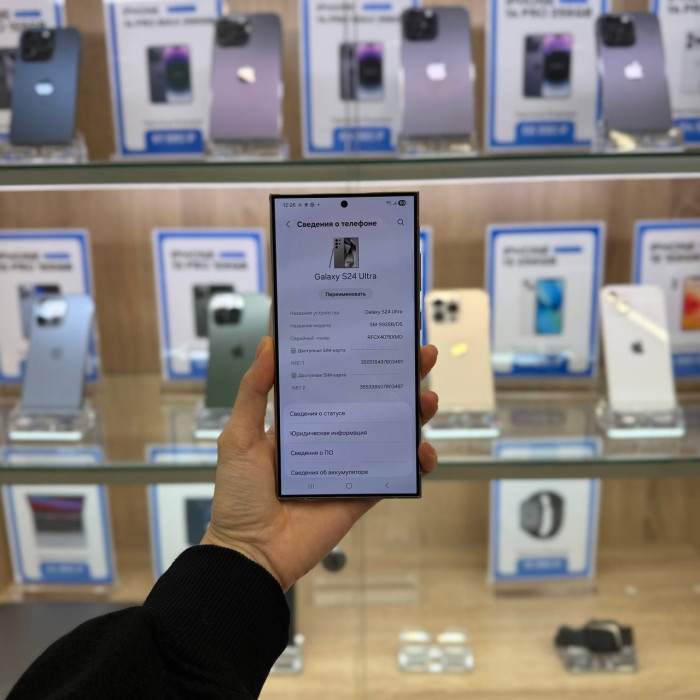 Б/У Смартфон Samsung Galaxy S24 Ultra 12/256GB Серый титан