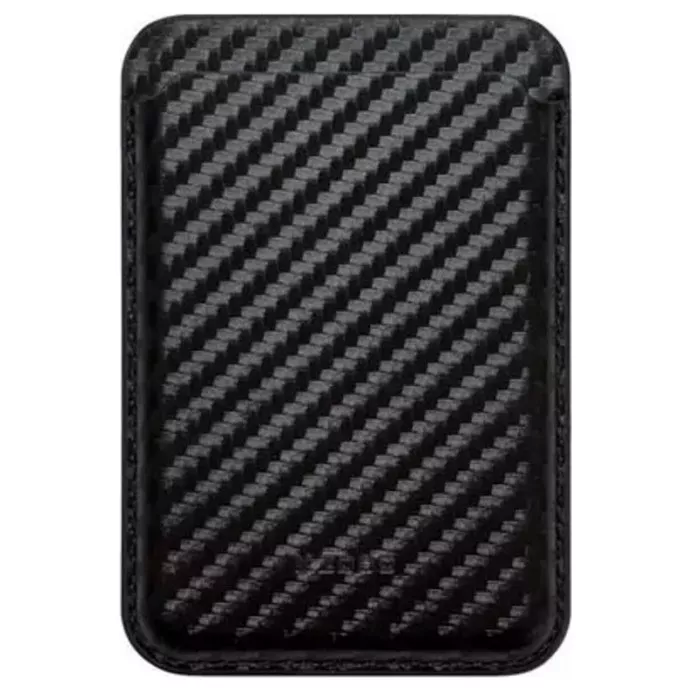 Кардхолдер K-DOO Leather Wallet MagSafe Carbon Черный