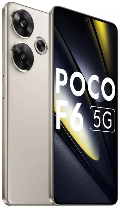 Смартфон Poco F6 12/512GB Золотистый (Titanium Gold) | Фото 5 из 6