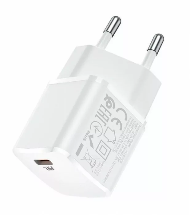 Зарядное устройство HOCO N10 PD 20W USB-C, белый | Фото 2 из 4