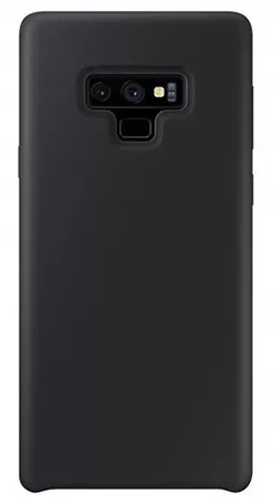 Чехол-накладка Silicone Cover для Samsung Galaxy Note 9 Черный