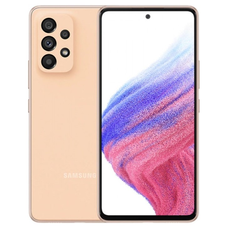 Смартфон Samsung Galaxy A53 5G 8/256GB Персиковый (Awesome Peach) | Фото 1 из 5