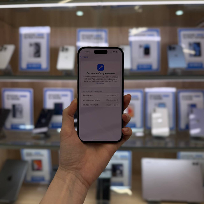 Уценка Смартфон Apple iPhone 14 Pro 256GB Фиолетовый (Deep Purple) nano SIM + eSIM | Фото 3 из 6