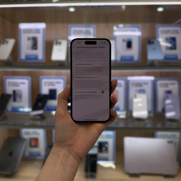 Уценка Смартфон Apple iPhone 14 Pro 256GB Фиолетовый (Deep Purple) nano SIM + eSIM | Фото 5 из 6