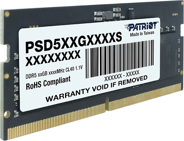 Оперативная память 32Gb DDR5 5600MHz Patriot Signature Line SO-DIMM (PSD532G56002S)