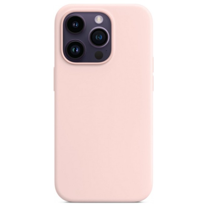 Чехол Silicone Case MagSafe для iPhone 14 Pro Max Chalk Pink