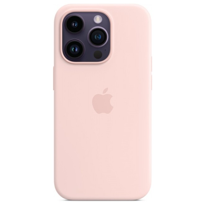 Чехол Silicone Case MagSafe для iPhone 14 Pro Max Chalk Pink