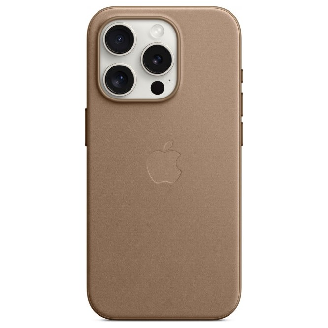 Чехол FineWoven Case MagSafe для iPhone 15 Pro Taupe