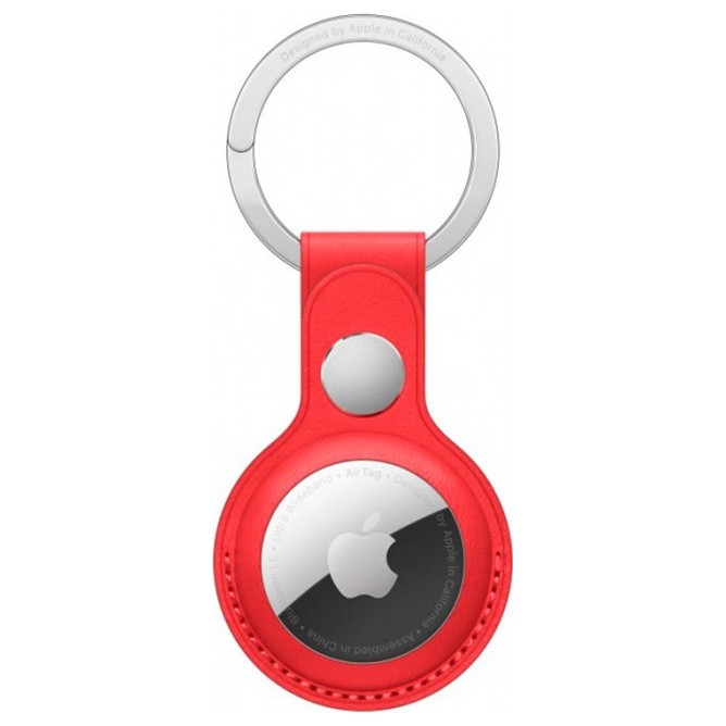 Кожаный брелок Apple для AirTag Leather Key Ring Red | Фото 1 из 2