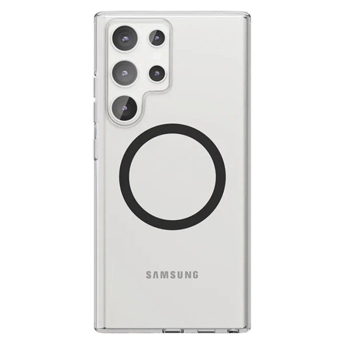 Чехол защитный VLP Puro Case с MagSafe для Samsung S24 Ultra, прозрачный | Фото 1 из 1