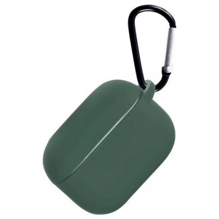 Чехол Gurdini для Airpods 3 силиконовый с карабином Сосновый Лес