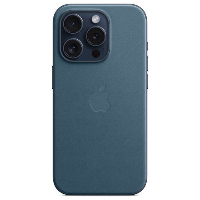 Чехол FineWoven Case MagSafe для iPhone 15 Pro Max Pacific Blue