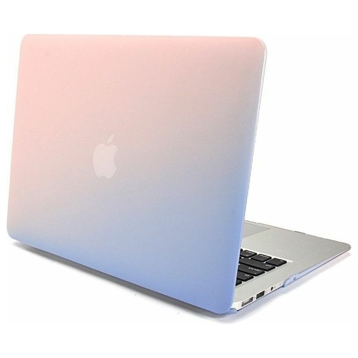 Чехол-накладка HardShell Case для Apple MacBook Air 13.6" A2681 Радужная