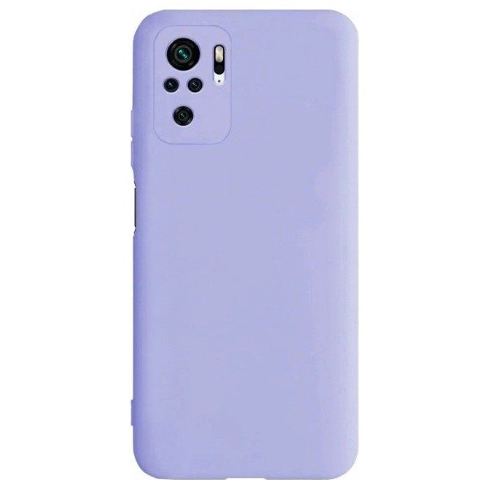 Чехол Silicone Cover Xiaomi Redmi Note 10 Сиреневый