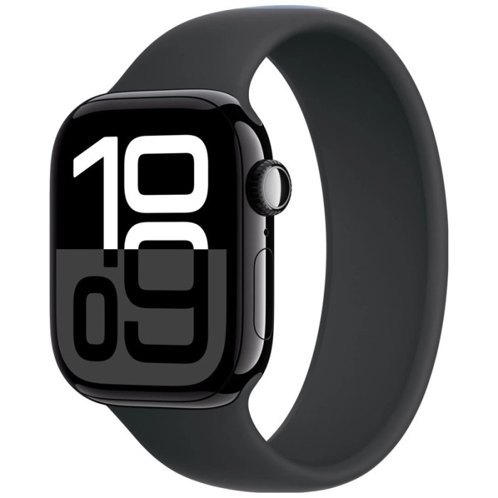 Умные часы Apple Watch Series 10 42mm Jet Black Aluminum Case with Sport Loop Ink | Фото 1 из 1