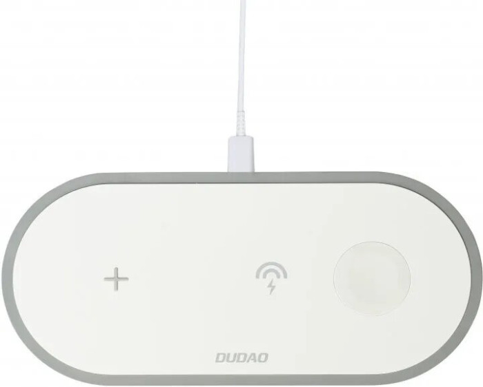 Беспроводная зарядная станция Dudao 3 in 1 Wireless Charge Белый | Фото 2 из 2