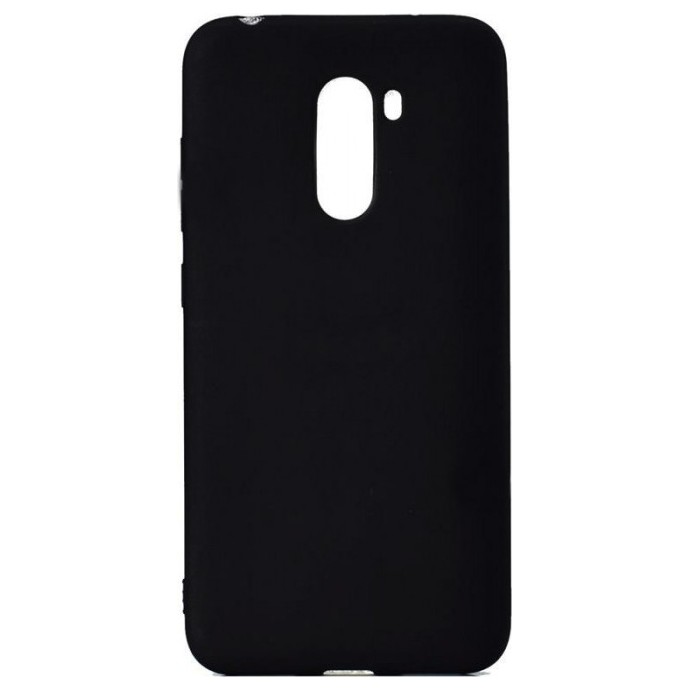 Чехол-накладка Silicone Cover для Pocophone F1 Черный | Фото 1 из 2