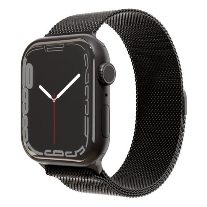 Ремешок из нержавеющей стали VLP для Apple Watch 42/44/45, чёрный