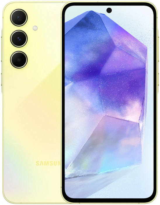 Смартфон Samsung Galaxy A55 8/256GB Желтый (Awesome Lemon) | Фото 1 из 6