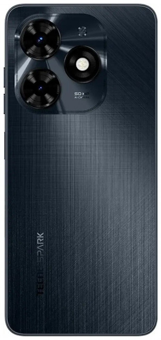 Смартфон Tecno Spark 20С 8/128GB Черный (Mecha Black) EAC | Фото 2 из 7
