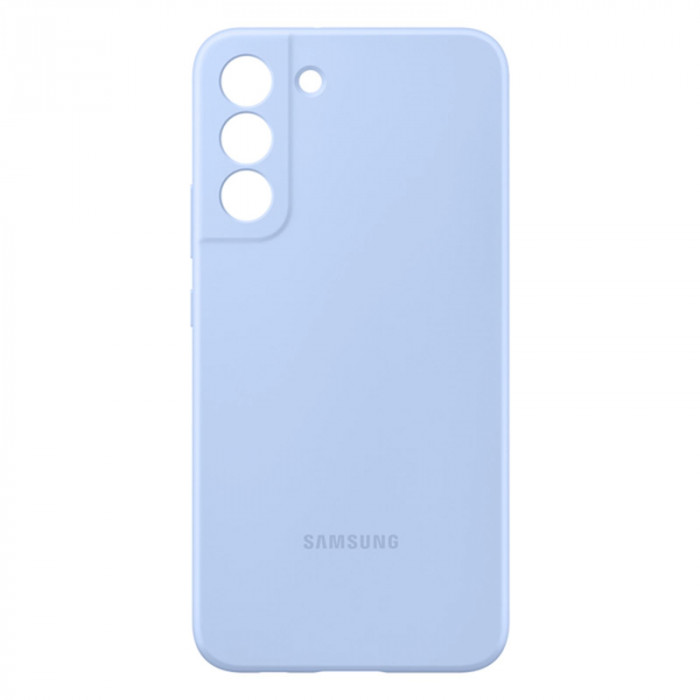 Чехол Silicone Cover для Samsung Galaxy S22+ Синий | Фото 2 из 3