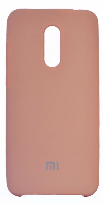 Силиконовый чехол Silicone Cover для Xiaomi Redmi 5 Plus Розовый | Фото 2 из 3