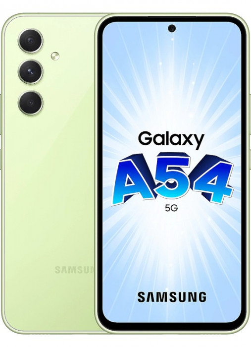 Смартфон Samsung Galaxy A54 5G 8/256GB Желтый (Awesome Lime) | Фото 1 из 10