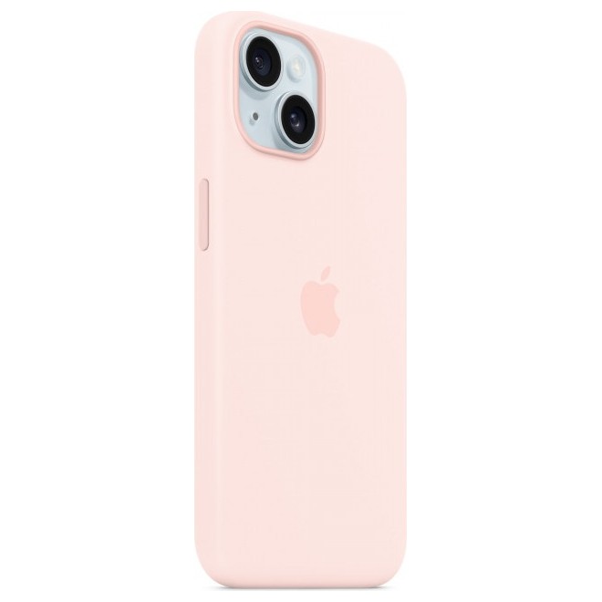 Чехол Silicone Case MagSafe для iPhone 15 Light Pink