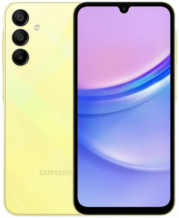 Смартфон Samsung Galaxy A15 4G 4/128GB Желтый (Yellow)