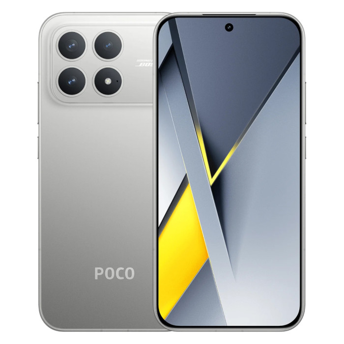 Смартфон Poco F8 Pro 12/512GB Серебристый (Titanium Silver)