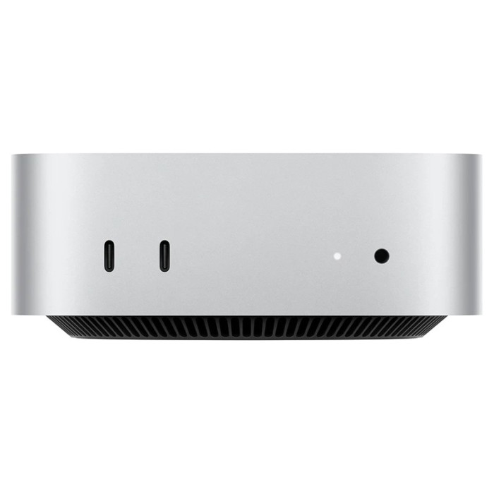 Настольный компьютер Apple Mac Mini 2024 (M4 10C CPU/10C GPU, 16GB, 256GB SSD) Серебристый (MU9D3) | Фото 3 из 3