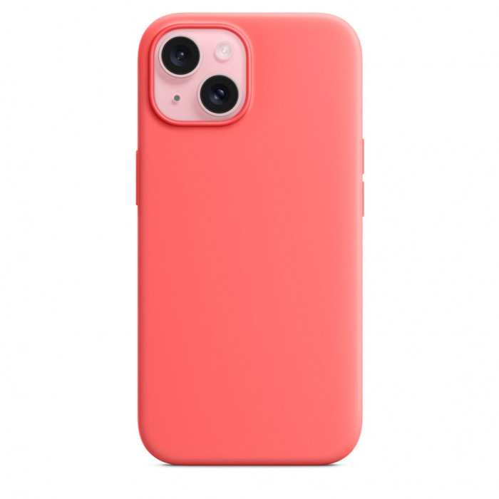 Чехол Silicone Case MagSafe для iPhone 15 Guava