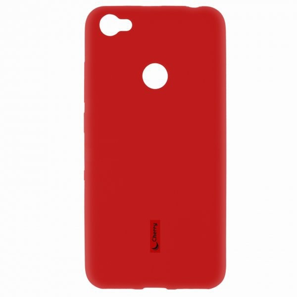 Силиконовый чехол Silicone Cover для Xiaomi Redmi Note 5A Красный | Фото 2 из 3