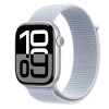 Умные часы Apple Watch Series 10 46mm Silver Aluminum Case with Sport Loop Blue Cloud