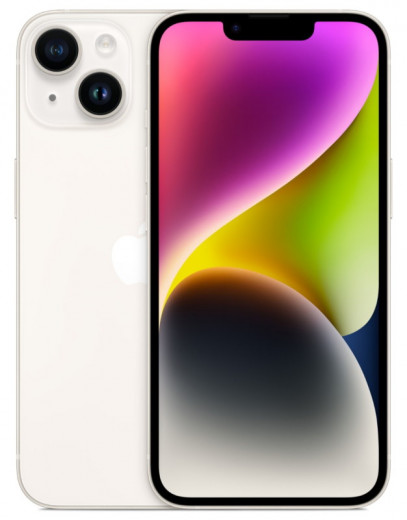 Смартфон Apple iPhone 14 128GB Сияющая звезда (Starlight) — 