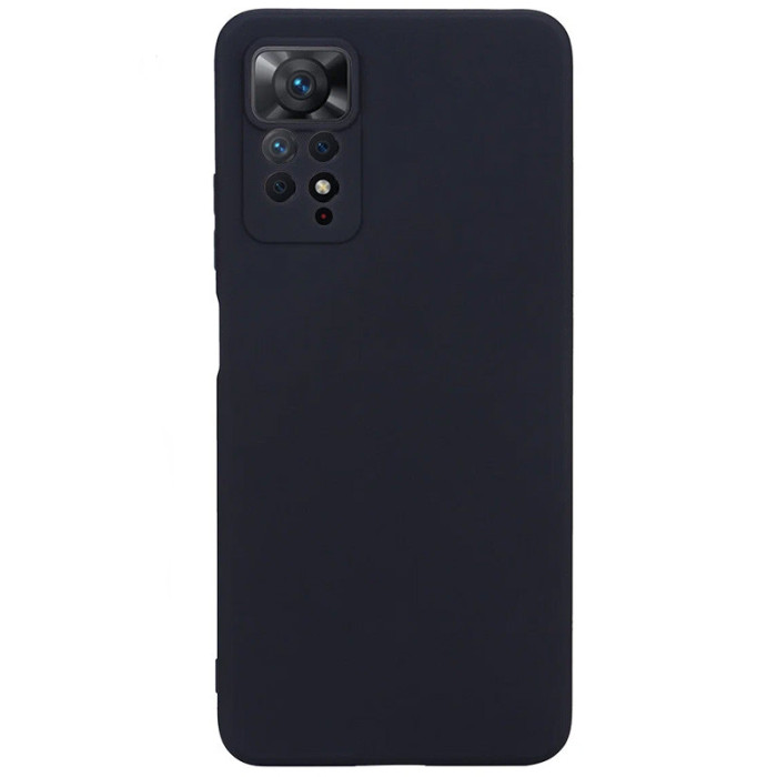 Чехол Silicone Cover для Redmi Note 11 Pro 4G Черный | Фото 6 из 6