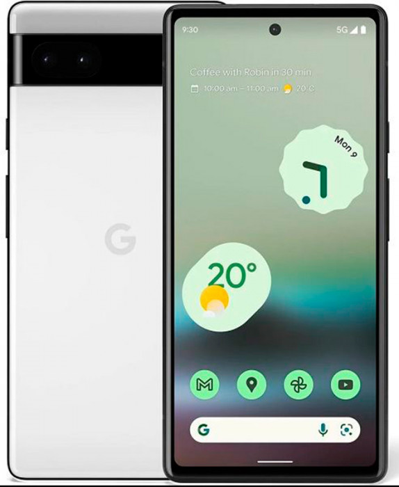Смартфон Google Pixel 6A 6/128GB Белый (White) | Фото 1 из 4