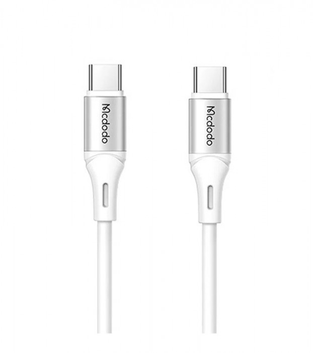 Кабель McDodo USB-C to USB-C 65W Color Series 1.2 m CA-2211 Белый