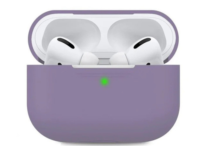 Чехол Gurdini Liquid Silicone Protective Case для AirPods Pro 2 Лавандовый | Фото 1 из 2