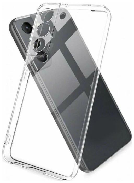 Чехол силиконовый прозрачный для Samsung Galaxy S22 Plus