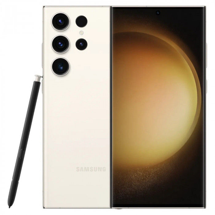 Смартфон Samsung Galaxy S23 Ultra 12/512GB Бежевый (Cream) | Фото 1 из 4