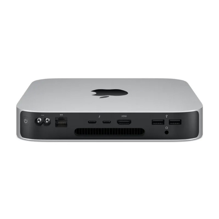 Настольный компьютер Apple Mac Mini 2023 (M2 8C CPU/10C GPU, 8GB, 256GB SSD) Серебристый (MMFJ3)