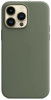 Чехол Silicone Case with Magsafe для iPhone 14 Pro Max Olive