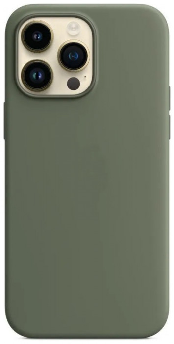 Чехол Silicone Case with Magsafe для iPhone 14 Pro Max Olive | Фото 1 из 4