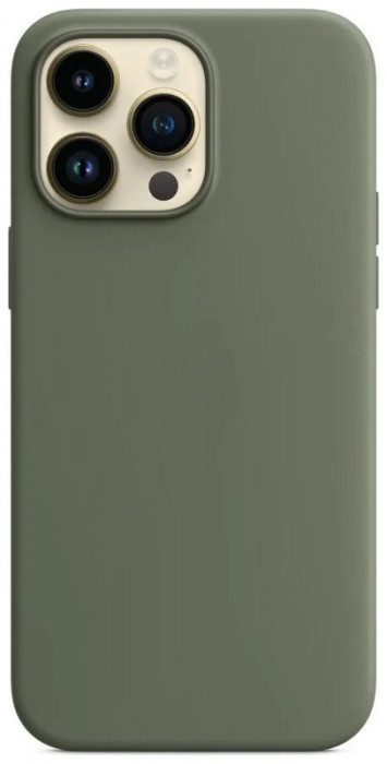 Чехол Silicone Case with Magsafe для iPhone 14 Pro Max Olive | Фото 4 из 4