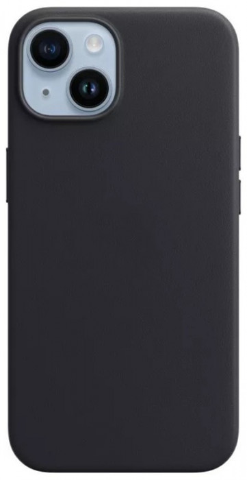 Чехол Leather Case MagSafe для iPhone 14 Midnight | Фото 1 из 3