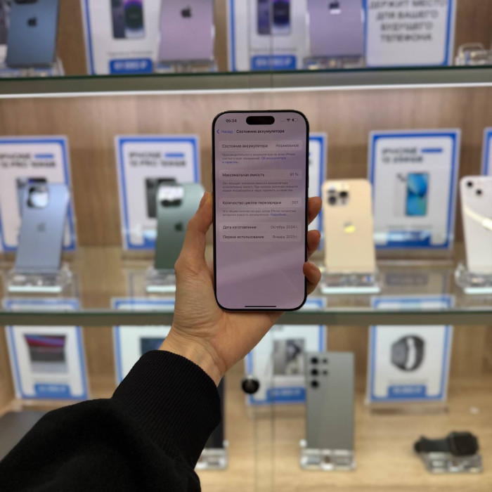 Б/У Смартфон Apple iPhone 16 Pro 1024GB Natural Titanium (Натуральный Титан)