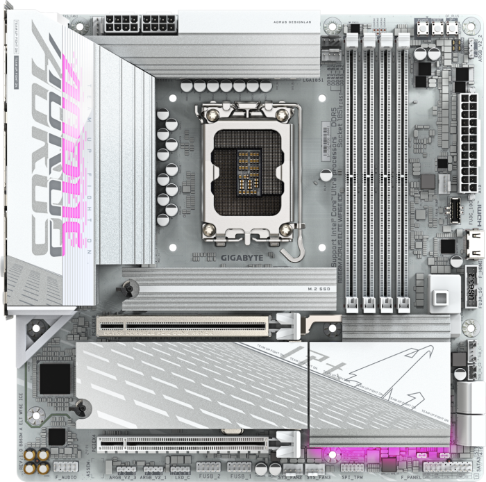 Материнская плата Gigabyte B860M AORUS ELITE WIFI6E ICE