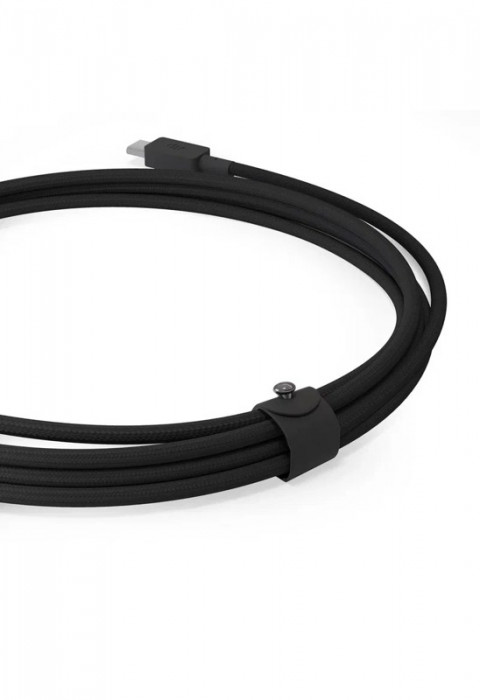 Кабель "vlp" Nylon Cable USB C - USB C 1.2м черный