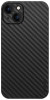 Чехол накладка Memumi Ultra Slim 0.3 для iPhone 14 Черный карбон (Black Carbon)